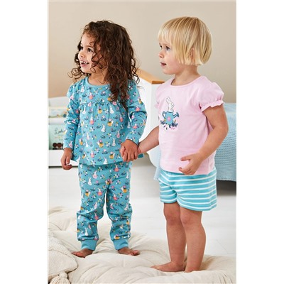 JoJo Maman Bébé 2-Pack Bunny Jersey Pyjamas