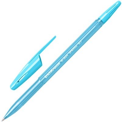 Ручка шариковая неавтомат. Erich Krause R-301 SpringStick 0,7,масл,син