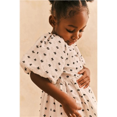 Puff Sleeve Dress (3mths-8yrs)