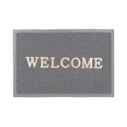 Коврик придверный SunStep Spongy Welcome, 40 x 60 см, серый