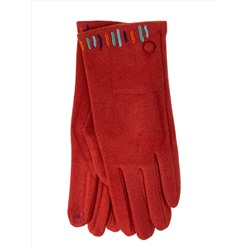 Женские демисезонные кашемировые перчатки, цвет красный