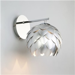 Настенный светильник с металлическим плафоном
                     Bogate's  304 серебро / хром