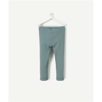 LEGGING BÉBÉ FILLE EN COTON BIOLOGIQUE VERT