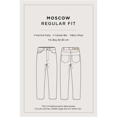 Черные джинсовые брюки прямого покроя "Москва" гибкого стандартного кроя