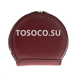 14 8002-3 d.red кошелек GENUINE LEATHER натуральная кожа 10х10х2