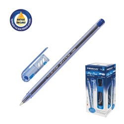 Ручка шариковая масляная Pensan My-Pen Vision, узел 1.0 мм, чернила синие