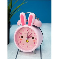 Часы-будильник «Cute rabbit», pink