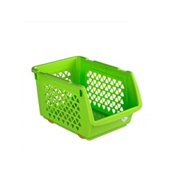 Ящик пластик для овощей 10л 330х233х200 цвет микс
