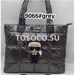 9066 gray сумка текстиль 33x50x16