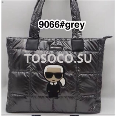 9066 gray сумка текстиль 33x50x16