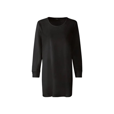esmara® Damen Plüsch-Langarmshirt mit Rundhalsausschnitt