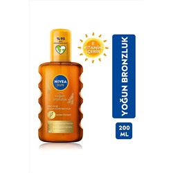 Nivea Sun Spf 6 Intense Bronzing Sun Oil Spray 200 мл, экстракт каротина, содержит витамин Е