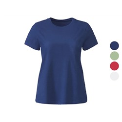 esmara® Damen T-Shirt, mit Rundhalsausschnitt