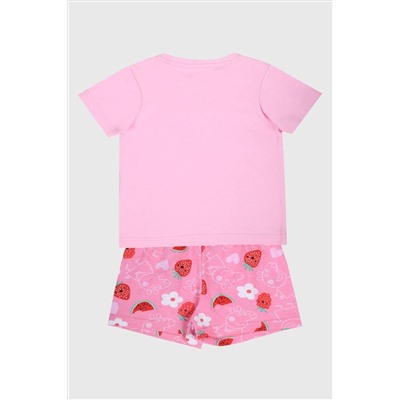 Brand Threads Girls Peppa Pig Pyjama Set