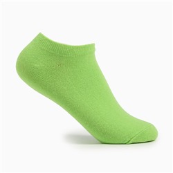 Носки короткие неон, цвет зелёный, размер 25-27 (40-42)