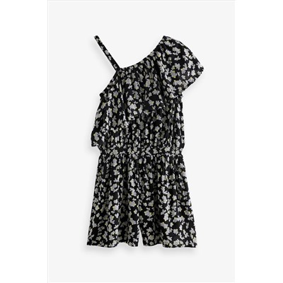 Asymmetric Frill Playsuit (3-16yrs)