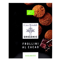 Печенье Casa Rinaldi Фролини с какао и кусочками шоколада BIO 150 г