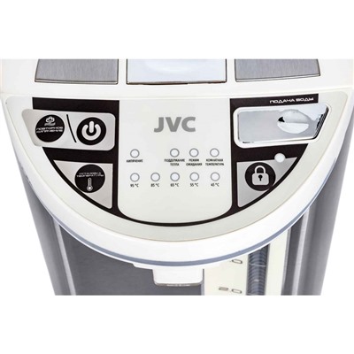 Термопот JVC JK-TP1025, 1200Вт, 2 способа подачи воды, 5 л, цвет серебристый