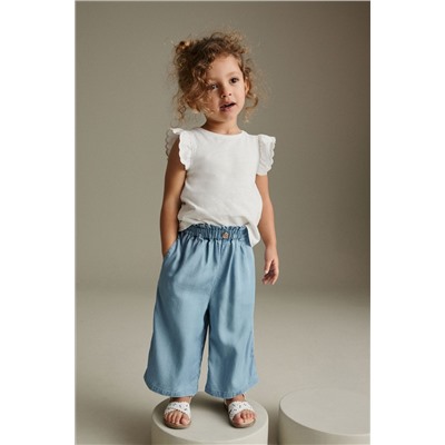 Denim Wide Leg Trousers (3mths-7yrs)