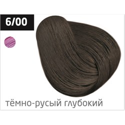 OLLIN color 6/00 темно-русый глубокий 100мл перманентная крем-краска для волос