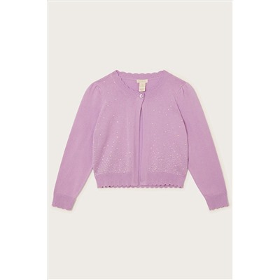 Monsoon Purple Gem Embellished Cardigan