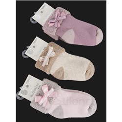 Махровые носки с аксессуаром для девочки 45085 K