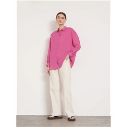 Рубашка прямого кроя  цвет: Фуксия B2677/escape | купить в интернет-магазине женской одежды EMKA