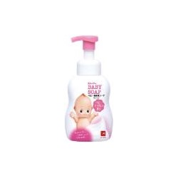COW Детская пенка "2 в 1" для мытья волос и тела с первых дней жизни с ароматом мыла "QP Baby Soap" 400 мл / 12