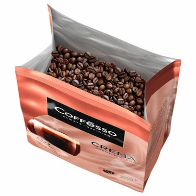 Кофе в зернах COFFESSO "Crema", 1 кг, 102486