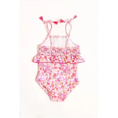 Nicole Miller Pink Floral Swimsuit