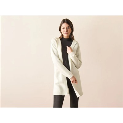 esmara® Damen Cardigan, legere, offene Form