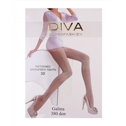 КЛЖ-045 Колготки женские "Diva" 380 Den с рисунком