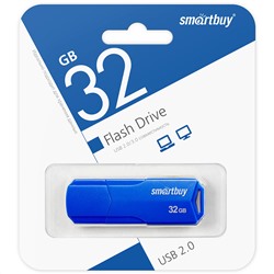 USB карта памяти 32ГБ Smart Buy Clue (синий)