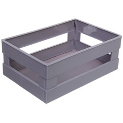 Ящик - органайзер универсальный для хранения складной "ДЭСПО", цвет серый, 30*20*11.5см
