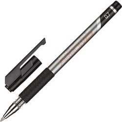 Ручка шариковая неавтомат. Deli Arrow, д.ш.0,7мм,лин0,35 мм, р/м,черн