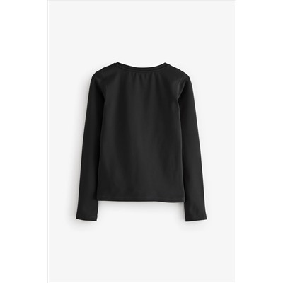 Black Long Sleeve Base Layer (5-16yrs)