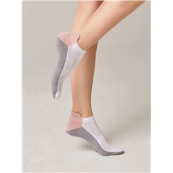 CONTE ACTIVE Ультракороткие хлопковые носки с «язычком»