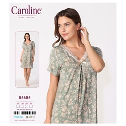 Caroline 86686 ночная рубашка 2XL, 3XL, 4XL, 5XL