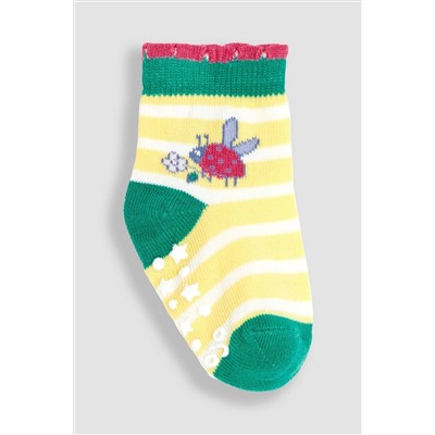 JoJo Maman Bébé 3-Pack Ladybird Socks