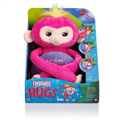 Fingerling*s HUG*S Monke*y Интерактивная говорящая плюшевая игрушка-обезьянка Цена на ozon ~2350₽