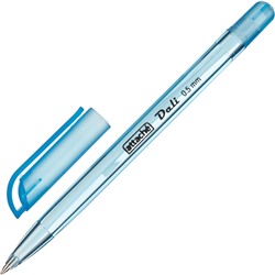 Ручка шариковая неавтомат. Attache Deli 0,5мм синий маслян.осн Россия