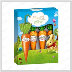 Коробка моркови из молочного шоколада Lindt 54 гр