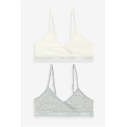 Converse Triangle Bralette 2 Pack