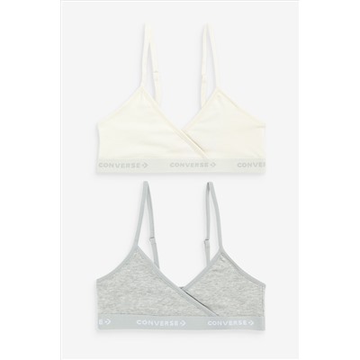 Converse Triangle Bralette 2 Pack