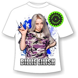 Подростковая футболка Билли Айлиш (Billie Eilish) 1089