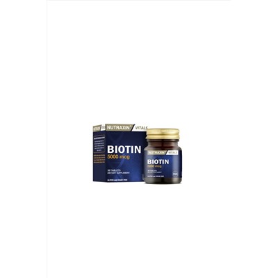 Nutraxin Biotin 5000 Mcg 30 Tablet