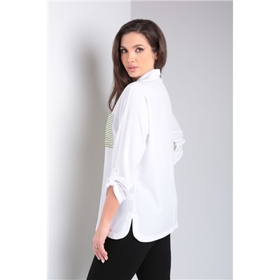 Блуза Modema 744-1 мятно-белый