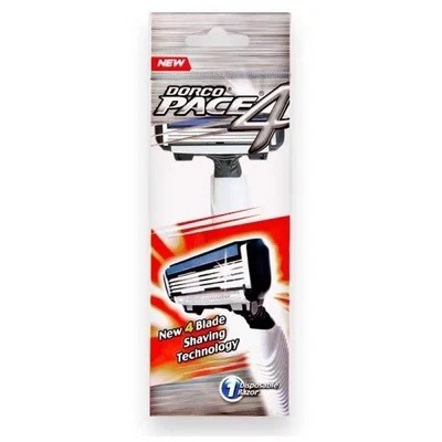 DORCO PACE4 PRO однораз.станок 1шт. 4 лезвия, плав.головка, увл.полоса (Ю.Корея)