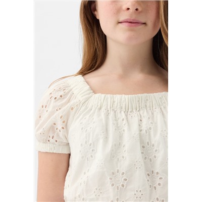 Gap Floral Puff Sleeve Top (4-13yrs)