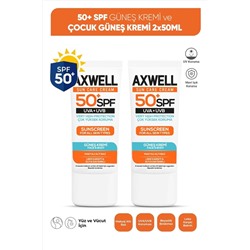 2шт AXWELL Sun Care Cream 50 Spf 50ml